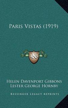 portada paris vistas (1919) (en Inglés)