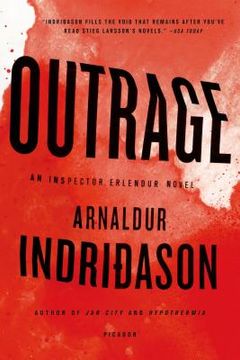 portada outrage: an inspector erlendur novel (en Inglés)