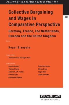 portada collective bargaining wages in comparative perspective: germany, france, tthe netherlands, sweden and the united kingdom