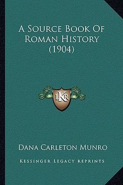 portada a source book of roman history (1904) (en Inglés)