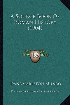 portada a source book of roman history (1904) (in English)