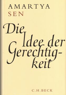 portada Die Idee der Gerechtigkeit (in German)