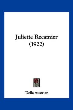 portada juliette recamier (1922) (en Inglés)