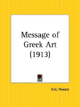 portada message of greek art (en Inglés)