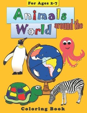 portada Animals around the World: Coloring Book for Children (en Inglés)