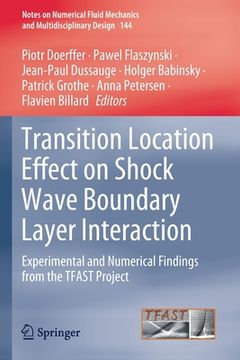portada Transition Location Effect on Shock Wave Boundary Layer Interaction: Experimental and Numerical Findings from the Tfast Project (en Inglés)