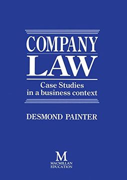 portada Company Law: Case Studies in a Business Context (en Inglés)
