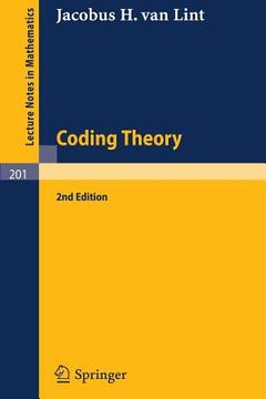 portada coding theory (en Inglés)