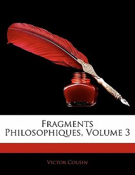 portada Fragments Philosophiques, Volume 3 (en Francés)