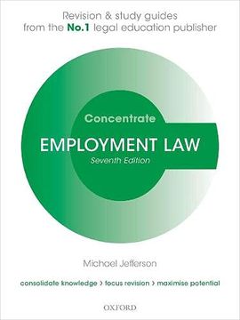 portada Employment law Concentrate: Law Revision and Study Guide (en Inglés)