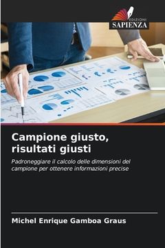 portada Campione giusto, risultati giusti (en Italiano)