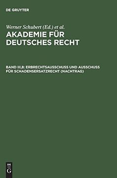 portada Erbrechtsausschuß und Ausschuß für Schadensersatzrecht (in German)