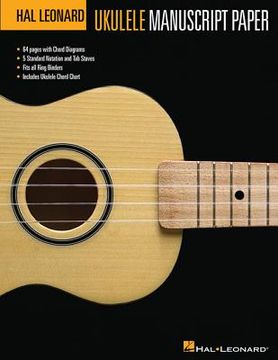 portada hal leonard ukulele manuscript paper (en Inglés)