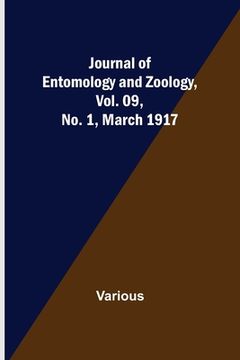 portada Journal of Entomology and Zoology, Vol. 09, No. 1, March 1917 (in English)