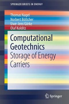 portada Computational Geotechnics: Storage of Energy Carriers (en Inglés)