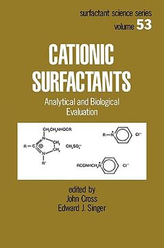 portada cationic surfactants: analytical and biological evaluation (en Inglés)