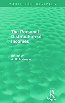 portada The Personal Distribution of Incomes (Routledge Revivals) (en Inglés)