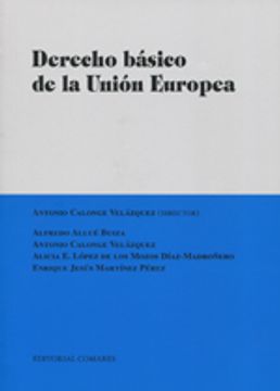 portada Derecho basico de la union europea (Derecho Internacional)