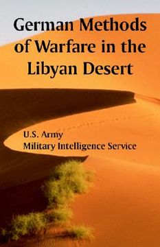 portada german methods of warfare in the libyan desert (en Inglés)