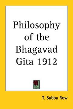 portada philosophy of the bhagavad gita 1912 (en Inglés)