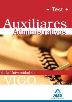 portada Auxiliares Administrativos De La Universidad De Vigo. Test.