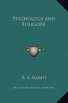 portada psychology and folklore (en Inglés)