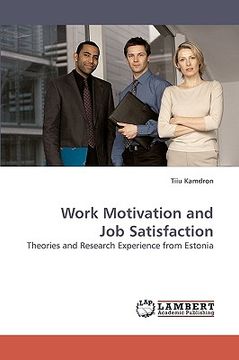 portada work motivation and job satisfaction (in English)
