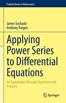 portada Applying Power Series to Differential Equations: An Exploration Through Questions and Projects (en Inglés)