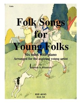 portada Folk Songs for Young Folks - violin and piano