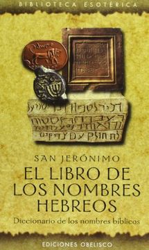 portada El Libro de los Nombres Hebreos (in Spanish)