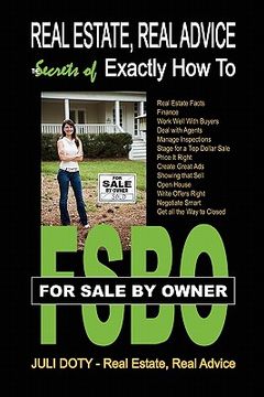 portada the secrets of exactly how to for sale by owner