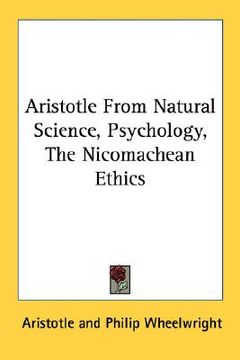 portada aristotle from natural science, psychology, the nicomachean ethics (en Inglés)