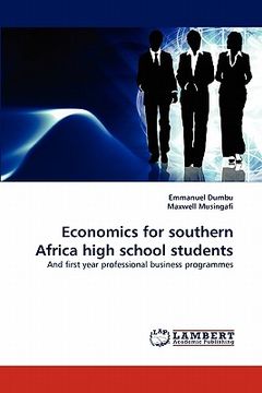 portada economics for southern africa high school students (en Inglés)