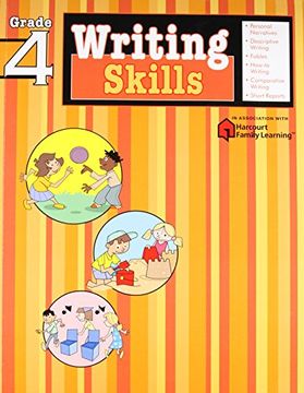portada writing skills: grade 4 (flash kids harcourt family learning)
