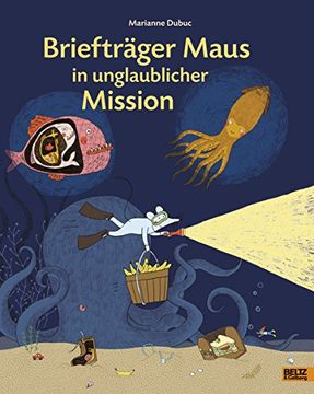 portada Briefträger Maus in Unglaublicher Mission: Vierfarbiges Bilderbuch (en Alemán)