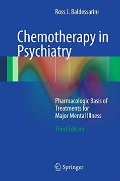 portada Chemotherapy in Psychiatry: Pharmacologic Basis of Treatments for Major Mental Illness (en Inglés)