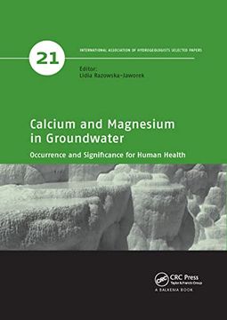 portada Calcium and Magnesium in Groundwater: Occurrence and Significance for Human Health (en Inglés)