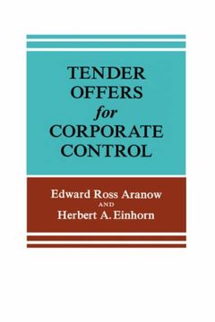 portada Tender Offers for Corporate Control (en Inglés)