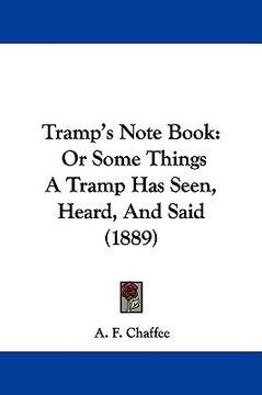 portada tramp's note book: or some things a tramp has seen, heard, and said (1889) (en Inglés)