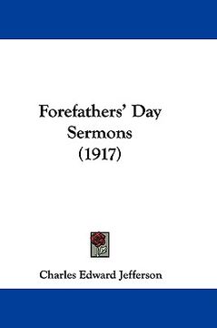 portada forefathers' day sermons (1917) (in English)