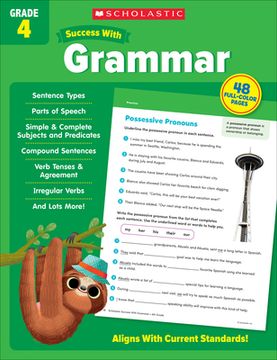 portada Scholastic Success With Grammar Grade 4 Workbook (en Inglés)