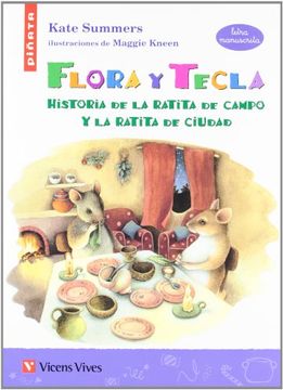 portada Flora y Tecla, Educación Primaria. Material Auxiliar (Letra Manuscrita)