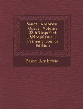 portada Sancti Ambrosii Opera, Volume 32, Part 1, Issue 1 (in Latin)