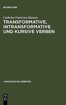 portada Transformative, Intransformative und Kursive Verben (en Alemán)