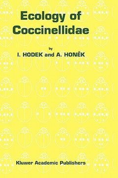portada ecology of coccinellidae (en Inglés)