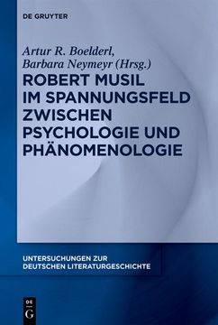 portada Robert Musil im Spannungsfeld Zwischen Psychologie und Phänomenologie (in German)
