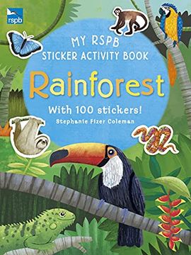 portada My Rspb Sticker Activity Book: Rainforest (in English)