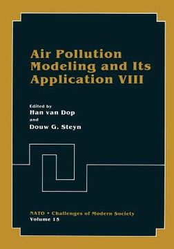 portada Air Pollution Modeling and Its Application VIII (en Inglés)