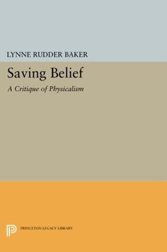 portada Saving Belief: A Critique of Physicalism (Princeton Legacy Library) (en Inglés)