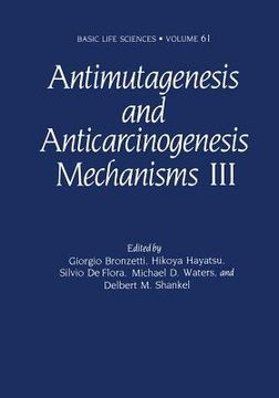 portada Antimutagenesis and Anticarcinogenesis Mechanisms III